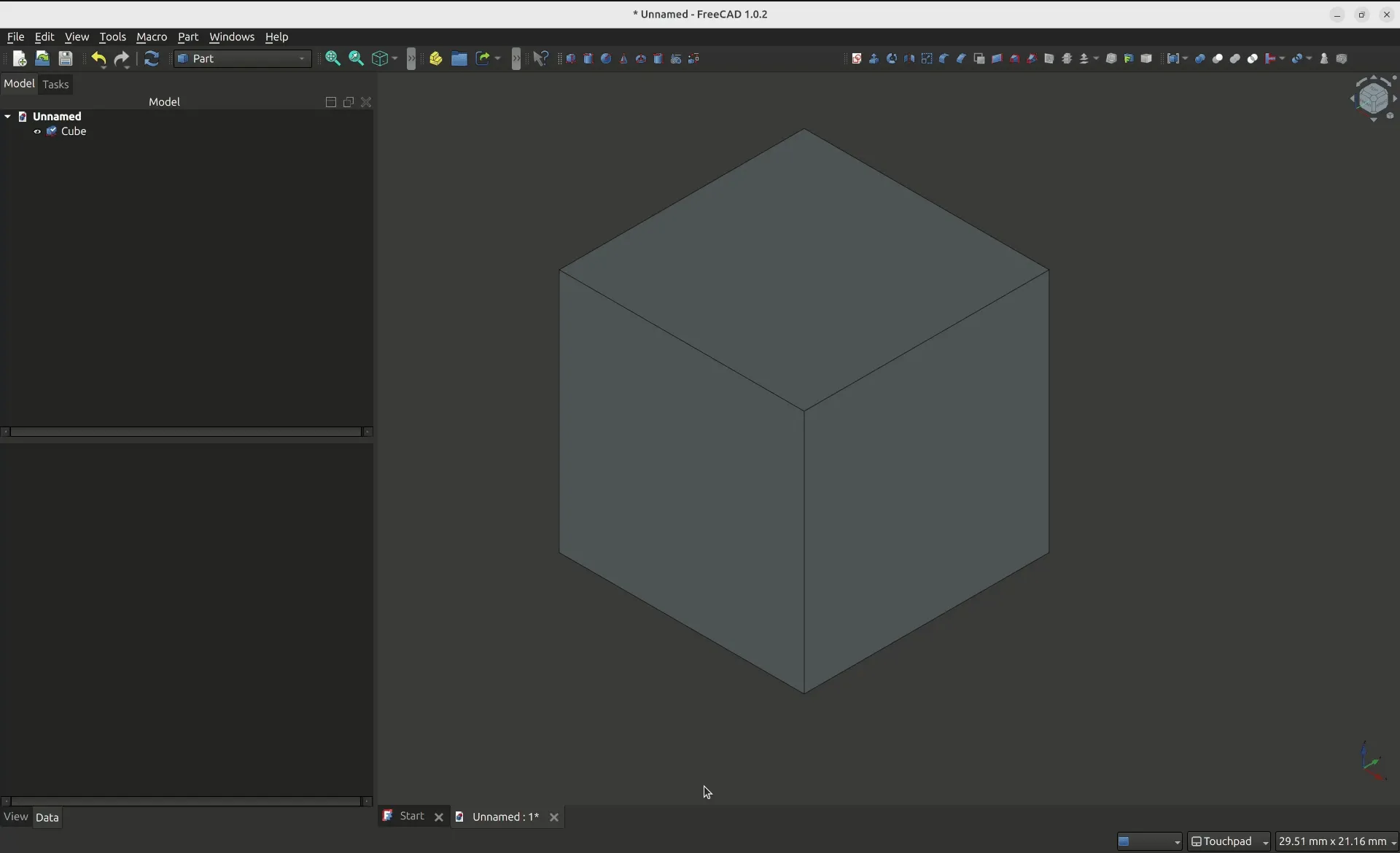 Changing Perspective of objects on FreeCAD