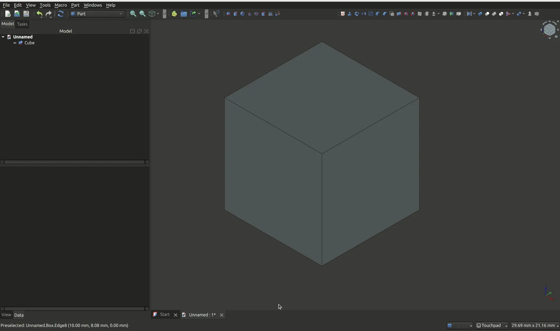 Saving an STL file on FreeCAD